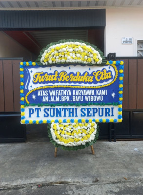 Papan Bunga Duka di Jatipulo